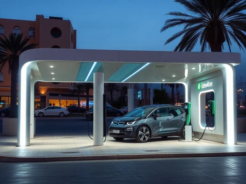 Station de recharge au Maroc
